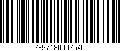 Código de barras (EAN, GTIN, SKU, ISBN): '7897180007546'
