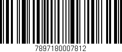 Código de barras (EAN, GTIN, SKU, ISBN): '7897180007812'