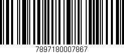 Código de barras (EAN, GTIN, SKU, ISBN): '7897180007867'