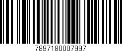 Código de barras (EAN, GTIN, SKU, ISBN): '7897180007997'