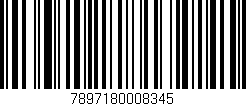 Código de barras (EAN, GTIN, SKU, ISBN): '7897180008345'