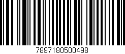 Código de barras (EAN, GTIN, SKU, ISBN): '7897180500498'