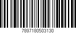 Código de barras (EAN, GTIN, SKU, ISBN): '7897180503130'