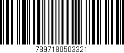 Código de barras (EAN, GTIN, SKU, ISBN): '7897180503321'