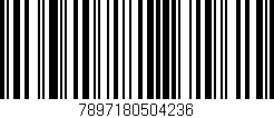 Código de barras (EAN, GTIN, SKU, ISBN): '7897180504236'
