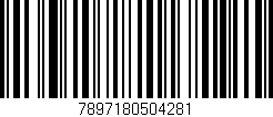 Código de barras (EAN, GTIN, SKU, ISBN): '7897180504281'