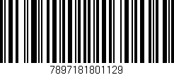 Código de barras (EAN, GTIN, SKU, ISBN): '7897181801129'