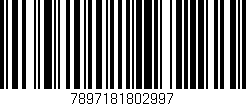 Código de barras (EAN, GTIN, SKU, ISBN): '7897181802997'
