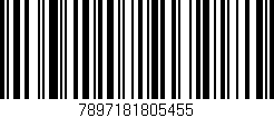 Código de barras (EAN, GTIN, SKU, ISBN): '7897181805455'