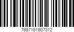 Código de barras (EAN, GTIN, SKU, ISBN): '7897181807312'