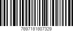 Código de barras (EAN, GTIN, SKU, ISBN): '7897181807329'