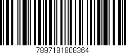 Código de barras (EAN, GTIN, SKU, ISBN): '7897181808364'