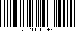 Código de barras (EAN, GTIN, SKU, ISBN): '7897181808654'