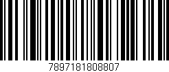 Código de barras (EAN, GTIN, SKU, ISBN): '7897181808807'