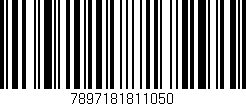 Código de barras (EAN, GTIN, SKU, ISBN): '7897181811050'