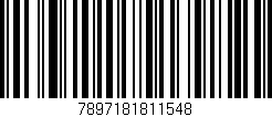 Código de barras (EAN, GTIN, SKU, ISBN): '7897181811548'