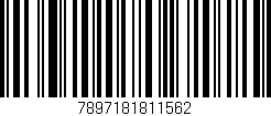 Código de barras (EAN, GTIN, SKU, ISBN): '7897181811562'