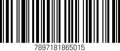Código de barras (EAN, GTIN, SKU, ISBN): '7897181865015'