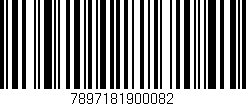 Código de barras (EAN, GTIN, SKU, ISBN): '7897181900082'