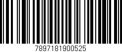 Código de barras (EAN, GTIN, SKU, ISBN): '7897181900525'