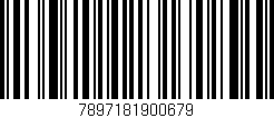 Código de barras (EAN, GTIN, SKU, ISBN): '7897181900679'