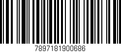 Código de barras (EAN, GTIN, SKU, ISBN): '7897181900686'