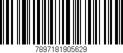 Código de barras (EAN, GTIN, SKU, ISBN): '7897181905629'