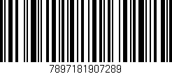 Código de barras (EAN, GTIN, SKU, ISBN): '7897181907289'