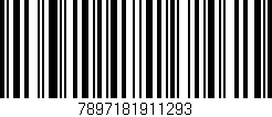 Código de barras (EAN, GTIN, SKU, ISBN): '7897181911293'