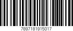 Código de barras (EAN, GTIN, SKU, ISBN): '7897181915017'