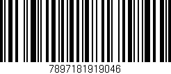 Código de barras (EAN, GTIN, SKU, ISBN): '7897181919046'