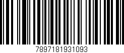 Código de barras (EAN, GTIN, SKU, ISBN): '7897181931093'