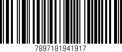Código de barras (EAN, GTIN, SKU, ISBN): '7897181941917'