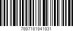 Código de barras (EAN, GTIN, SKU, ISBN): '7897181941931'