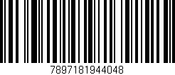 Código de barras (EAN, GTIN, SKU, ISBN): '7897181944048'