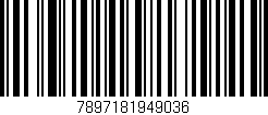 Código de barras (EAN, GTIN, SKU, ISBN): '7897181949036'