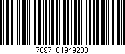 Código de barras (EAN, GTIN, SKU, ISBN): '7897181949203'