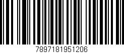 Código de barras (EAN, GTIN, SKU, ISBN): '7897181951206'