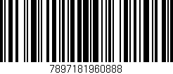 Código de barras (EAN, GTIN, SKU, ISBN): '7897181960888'