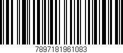 Código de barras (EAN, GTIN, SKU, ISBN): '7897181961083'