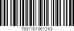 Código de barras (EAN, GTIN, SKU, ISBN): '7897181961243'