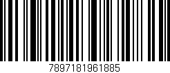 Código de barras (EAN, GTIN, SKU, ISBN): '7897181961885'