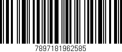 Código de barras (EAN, GTIN, SKU, ISBN): '7897181962585'