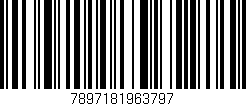 Código de barras (EAN, GTIN, SKU, ISBN): '7897181963797'