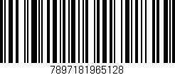 Código de barras (EAN, GTIN, SKU, ISBN): '7897181965128'