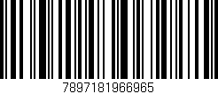 Código de barras (EAN, GTIN, SKU, ISBN): '7897181966965'