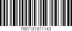 Código de barras (EAN, GTIN, SKU, ISBN): '7897181971143'