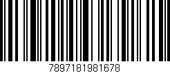 Código de barras (EAN, GTIN, SKU, ISBN): '7897181981678'