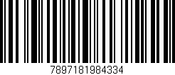 Código de barras (EAN, GTIN, SKU, ISBN): '7897181984334'