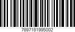Código de barras (EAN, GTIN, SKU, ISBN): '7897181995002'